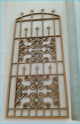 1/12 scale garden gate
